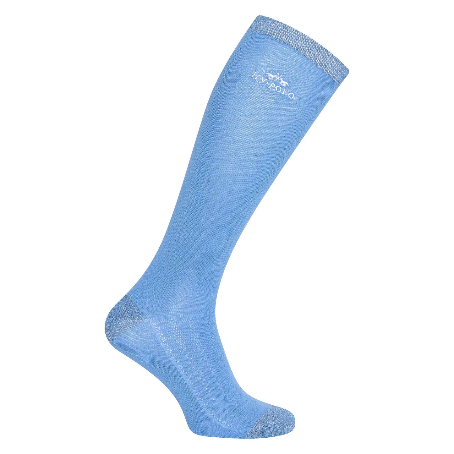 HV Polo Socks Saar, ridsockar med dekorerande lurextrådar
