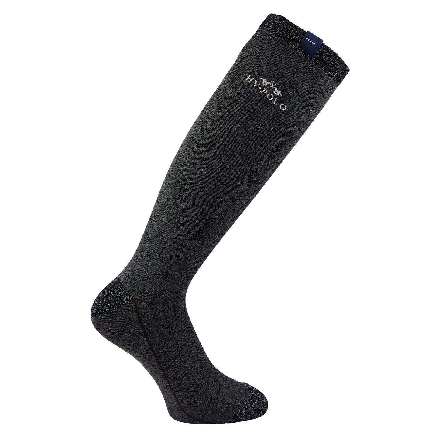 HV Polo Socks Saar, ridsockar med dekorerande lurextrådar