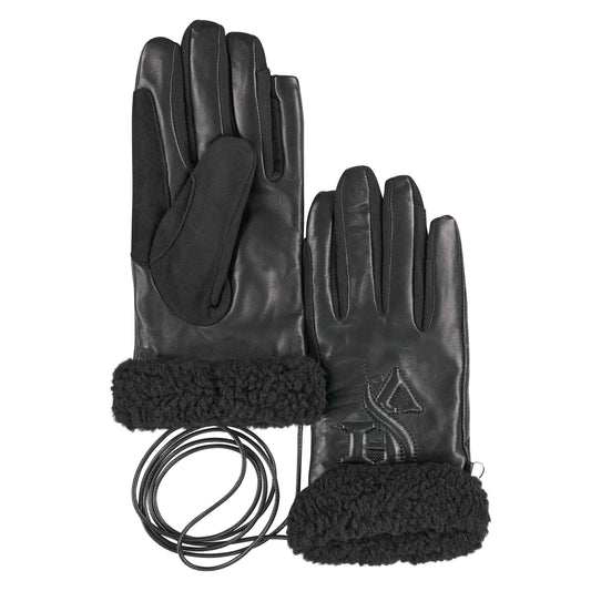Gloves Charlotte, smartphone vänliga ridhandskar i läder, flera färger