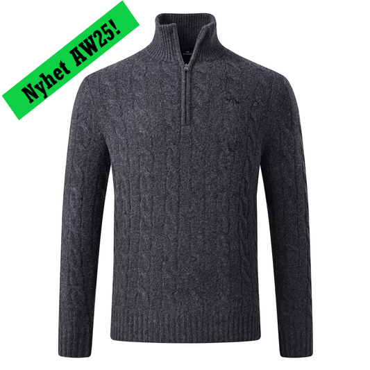 Pullover Dan, ribbstickad pullover herr, flera färger