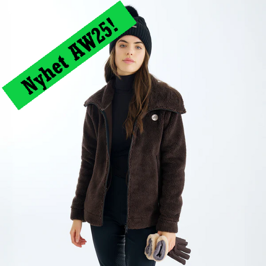 Cardigan Liz, skön cardigan i ullfleece, flera färger