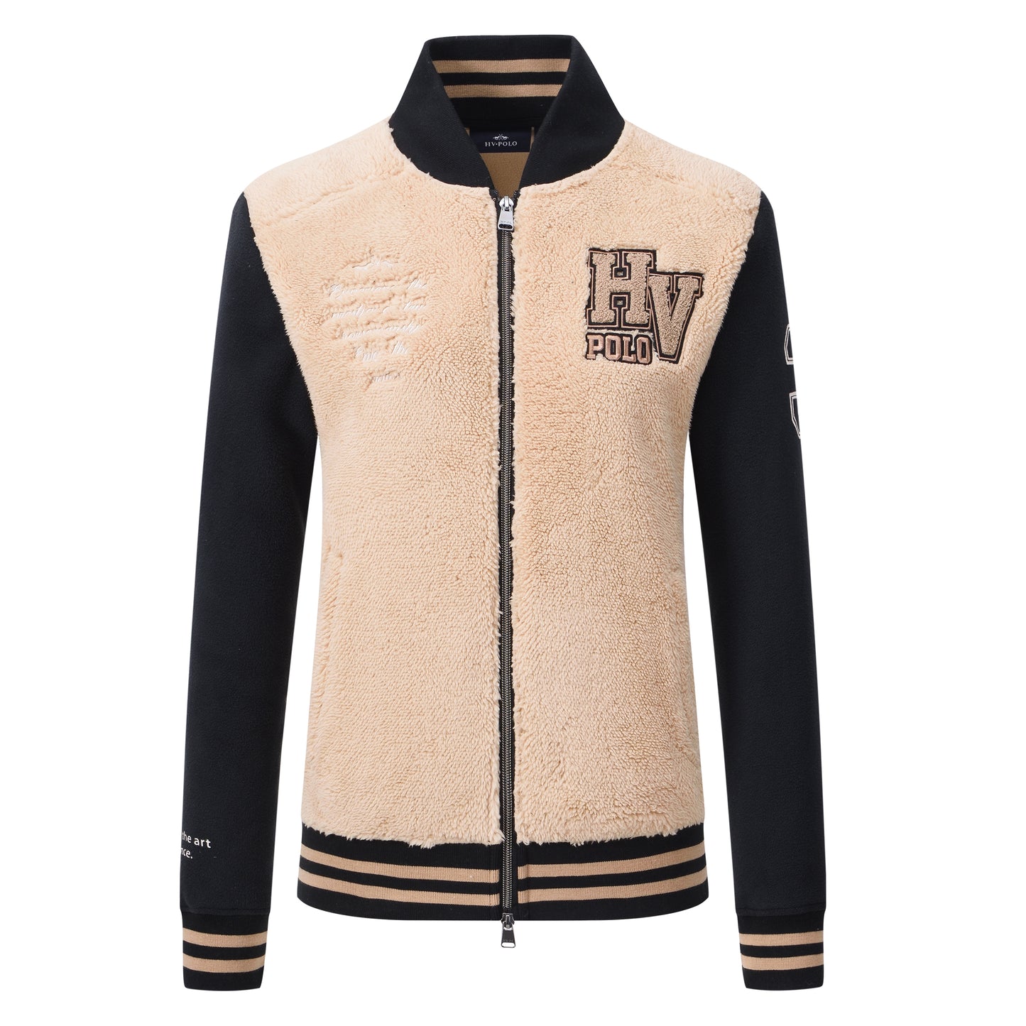 Varsity Jacket Luisa, tunn ullfleece jacka