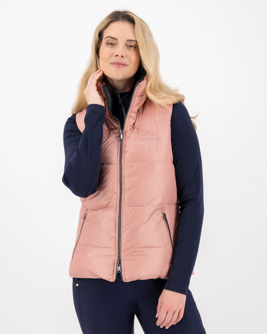 Bodywarmer Claire Reversible, vändbar ridväst