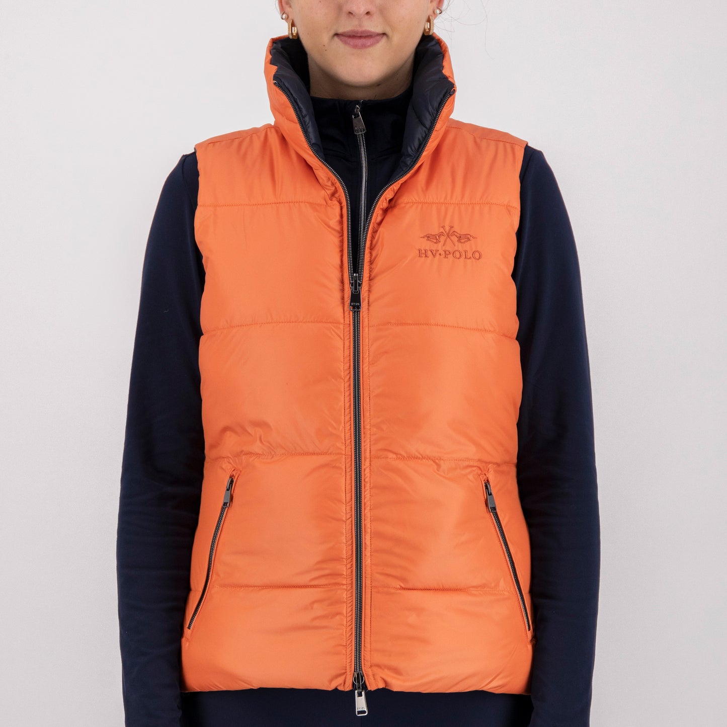 HV Polo Bodywarmer Claire Reversible, elegant vändbar ridväst