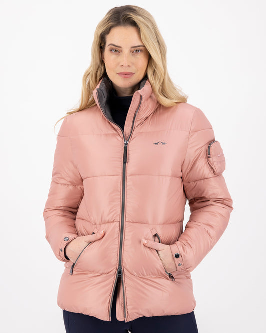 Jacket Claire, glansig pärleffekt