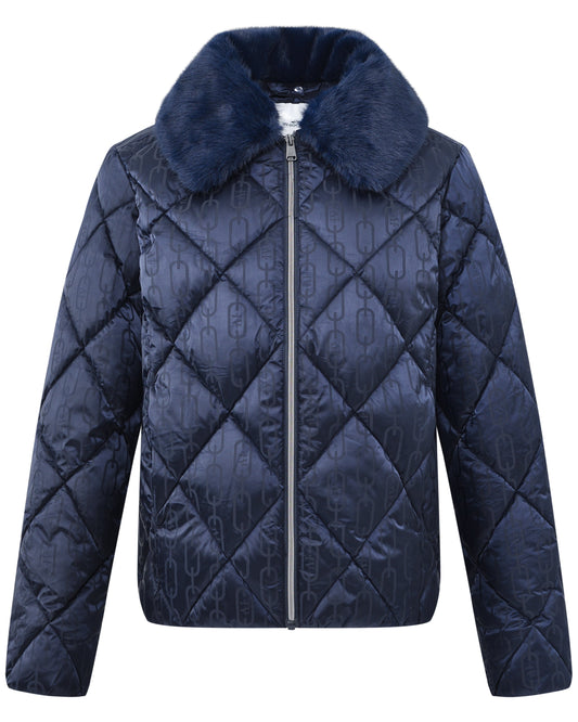 Jacket Jasminj, quiltad fuskpäls