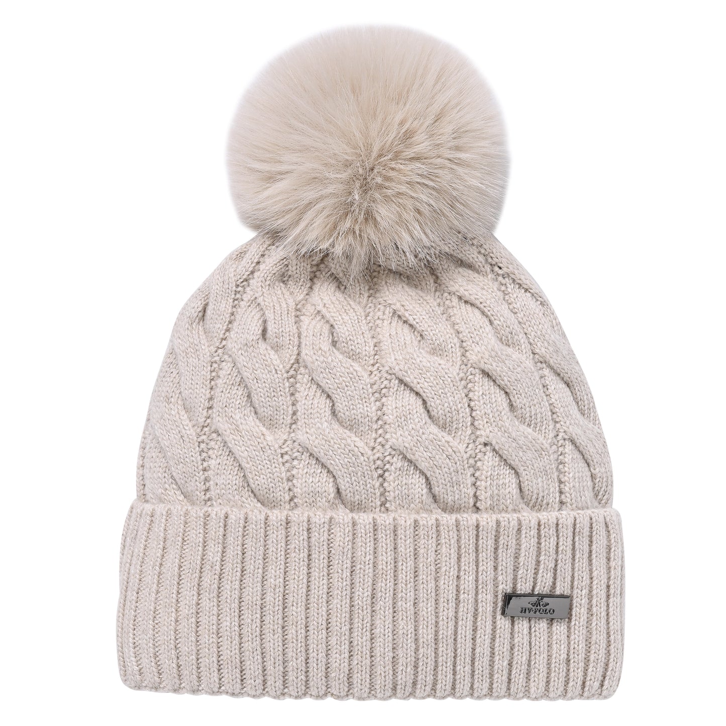 Beanie Claire, mysig stickad mössa