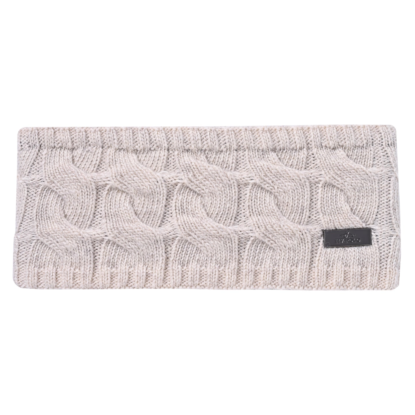 Headband Claire, stilrent stickat pannband