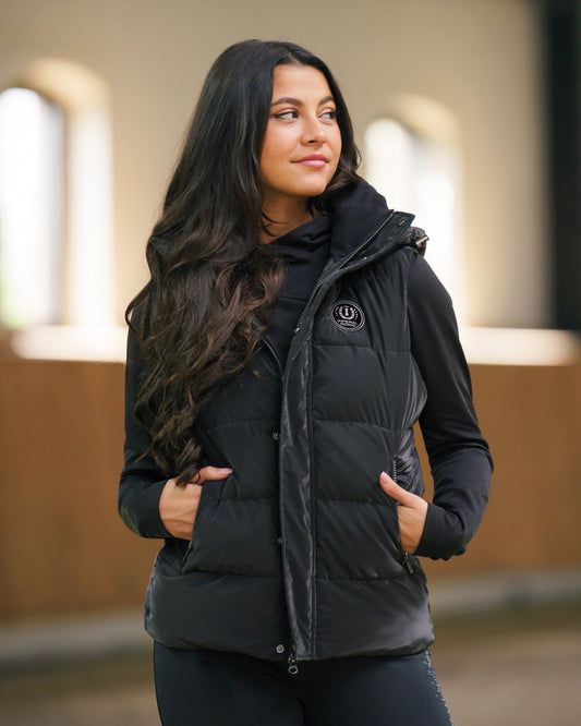 Bodywarmer Beau, ridväst med luva