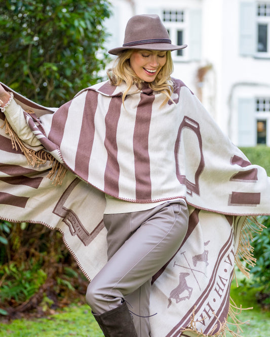 Poncho Shelly, vändbar poncho med stil