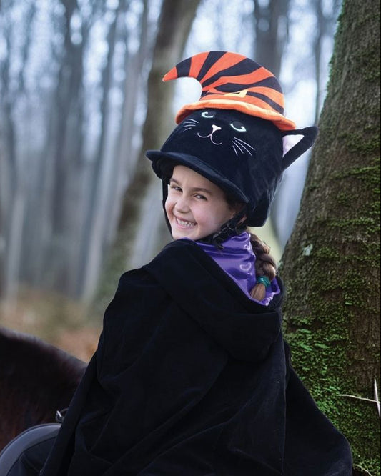 Salem Cat Hat Silk, hjälmöverdrag