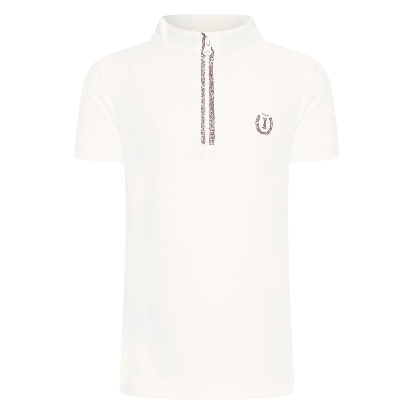 Imperial Riding Kids Top Arly, t-shirt med glittrig dragkedja