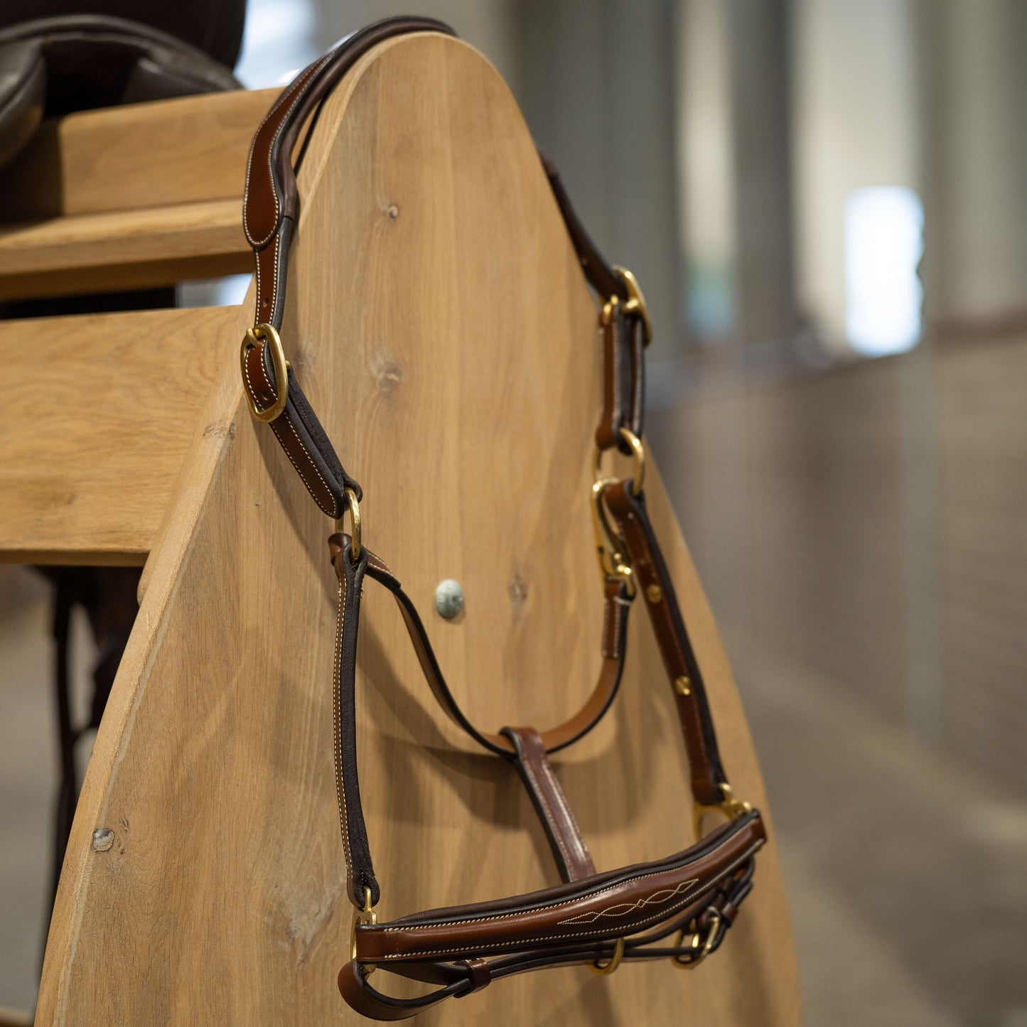 Headcollar Legacy, snygg lädergrimma med möjlighet att gravera, flera färger
