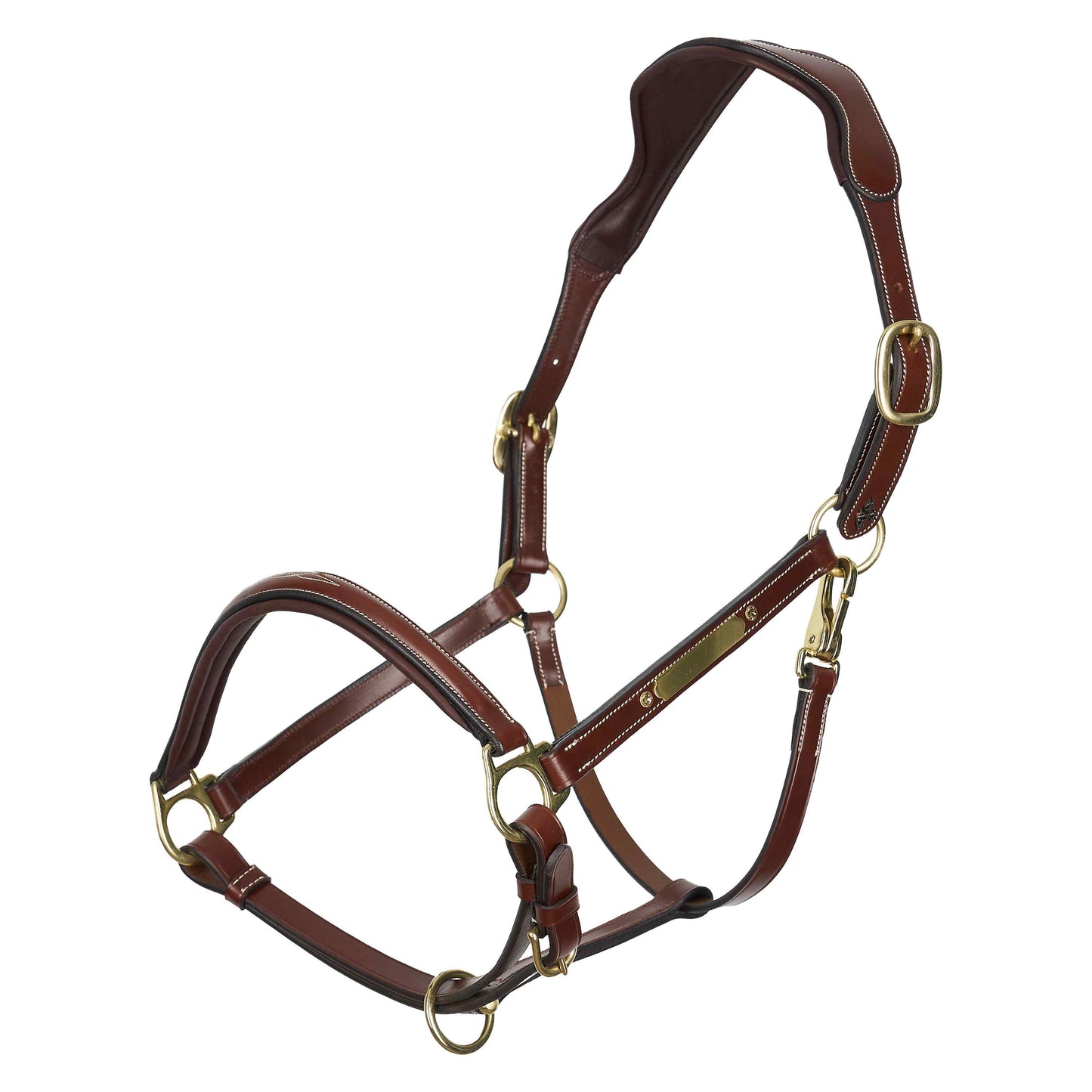 Headcollar Legacy, snygg lädergrimma med möjlighet att gravera, flera färger