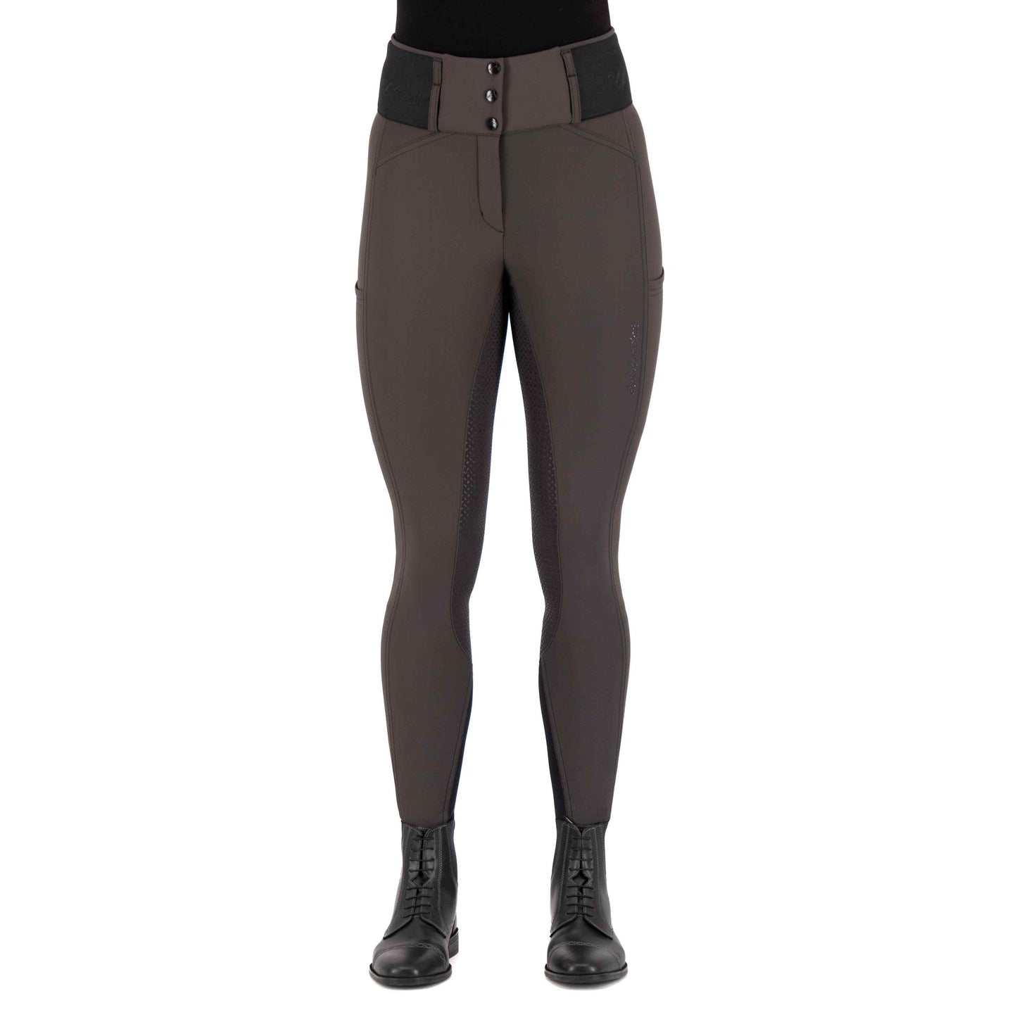 Euro-Star Athletic Leanline FullGrip, varm ridbyxa med hög midja