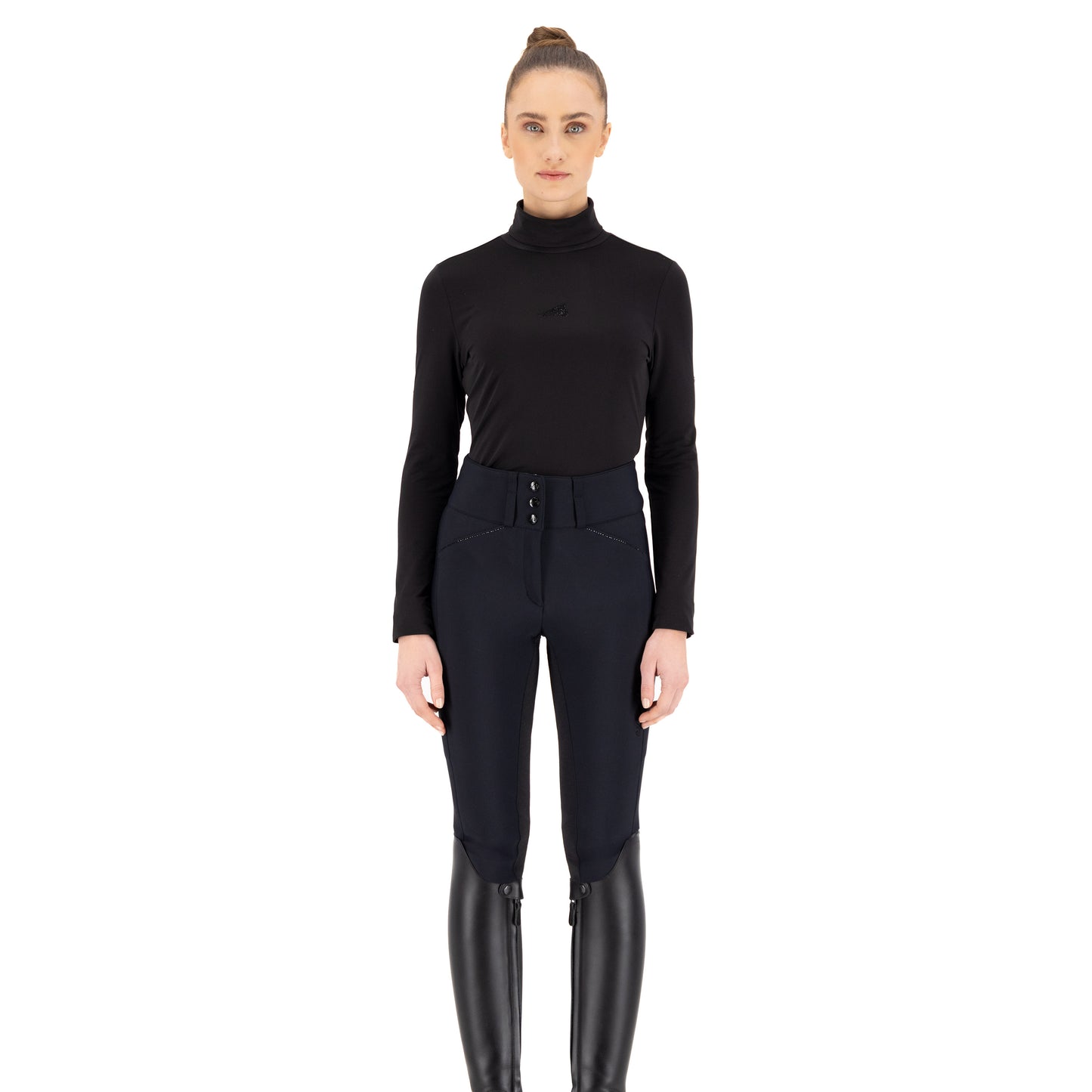 Rollneck Sofia, långärmad ridpolo, flera färger