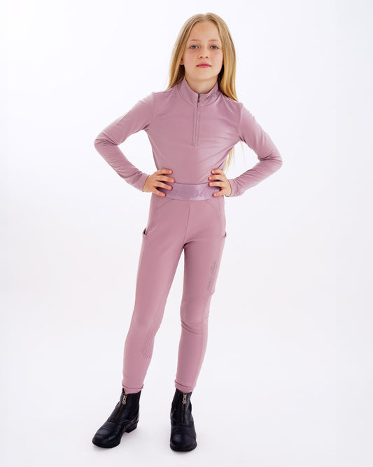 Kids Riding Tights Impress FullGrip,vinterridtights junior