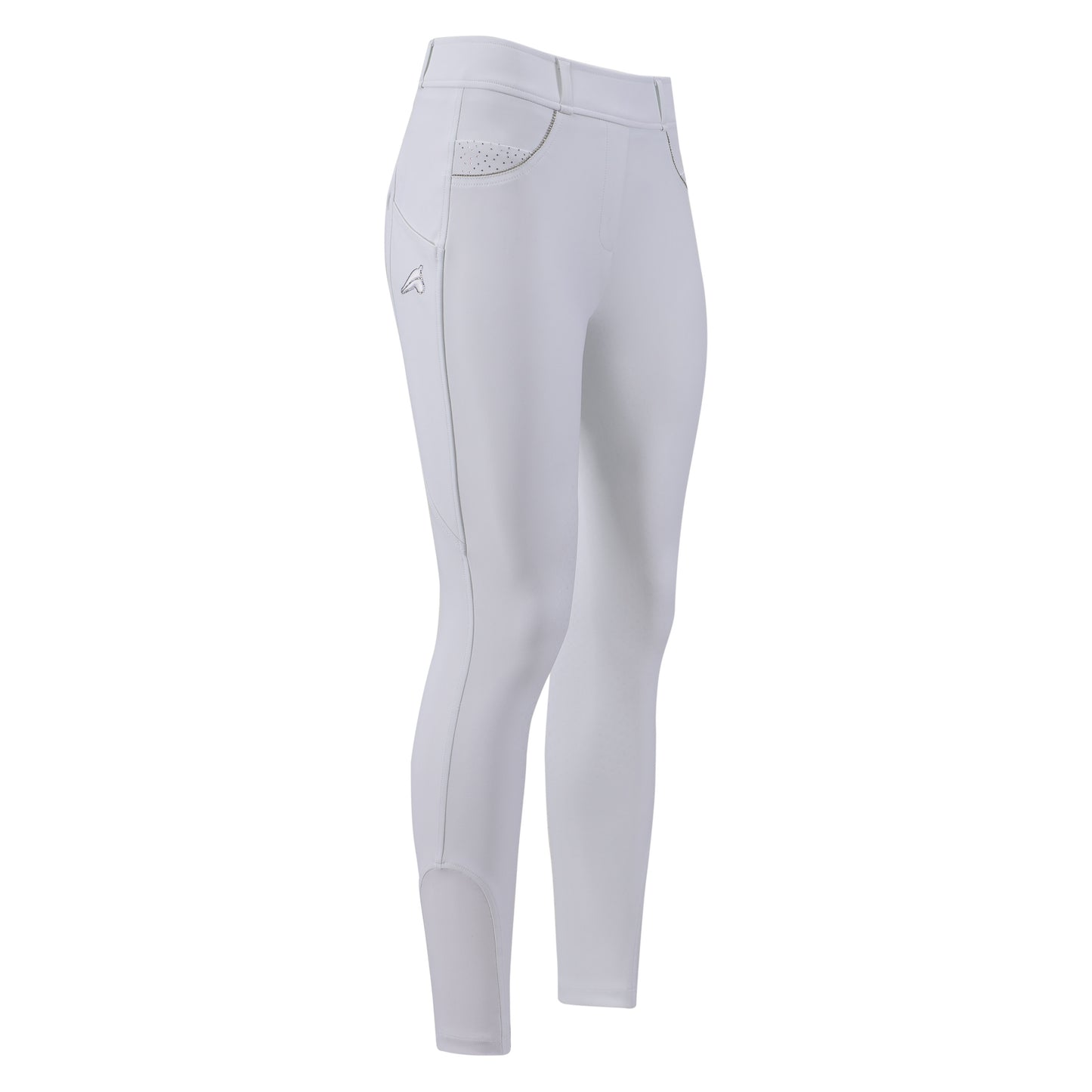 Riding Tights Maxi FullGrip, helskodda strassdetaljer