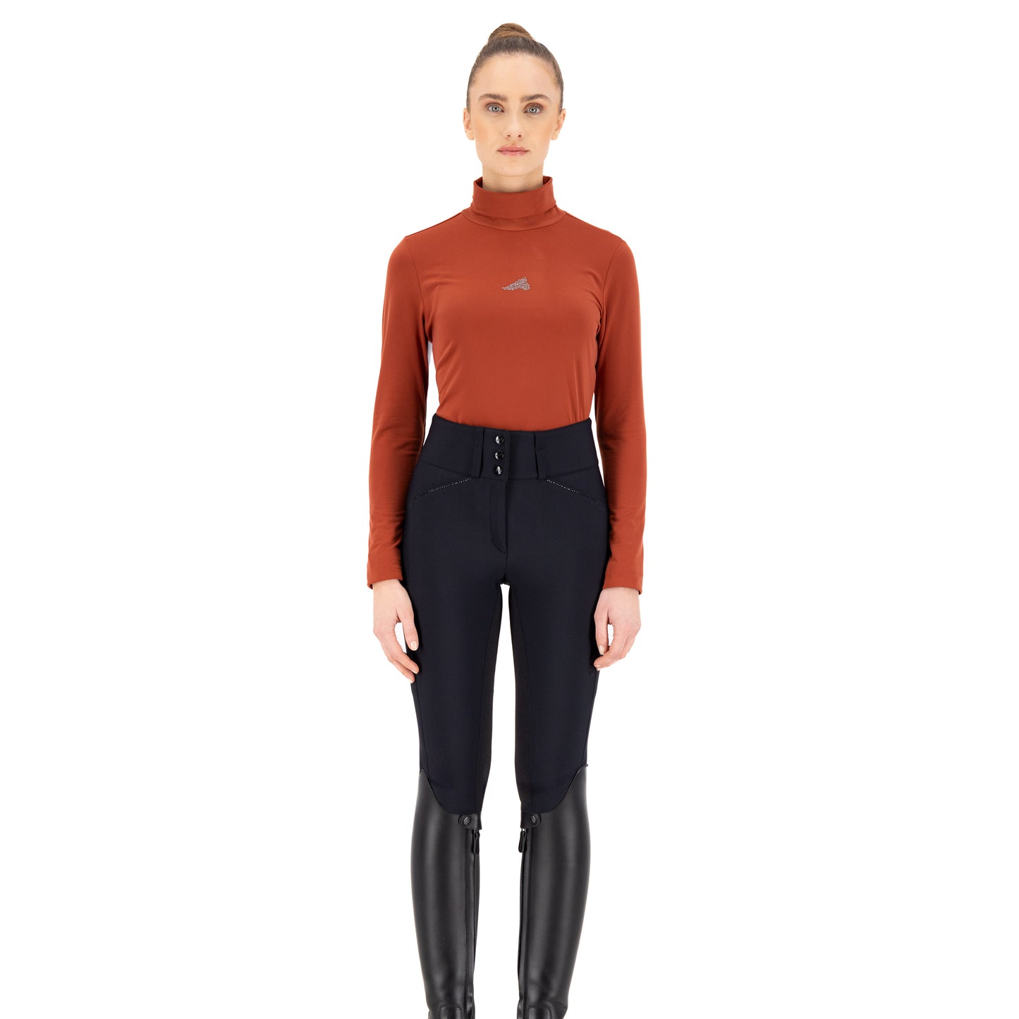 Rollneck Sofia, långärmad ridpolo, flera färger