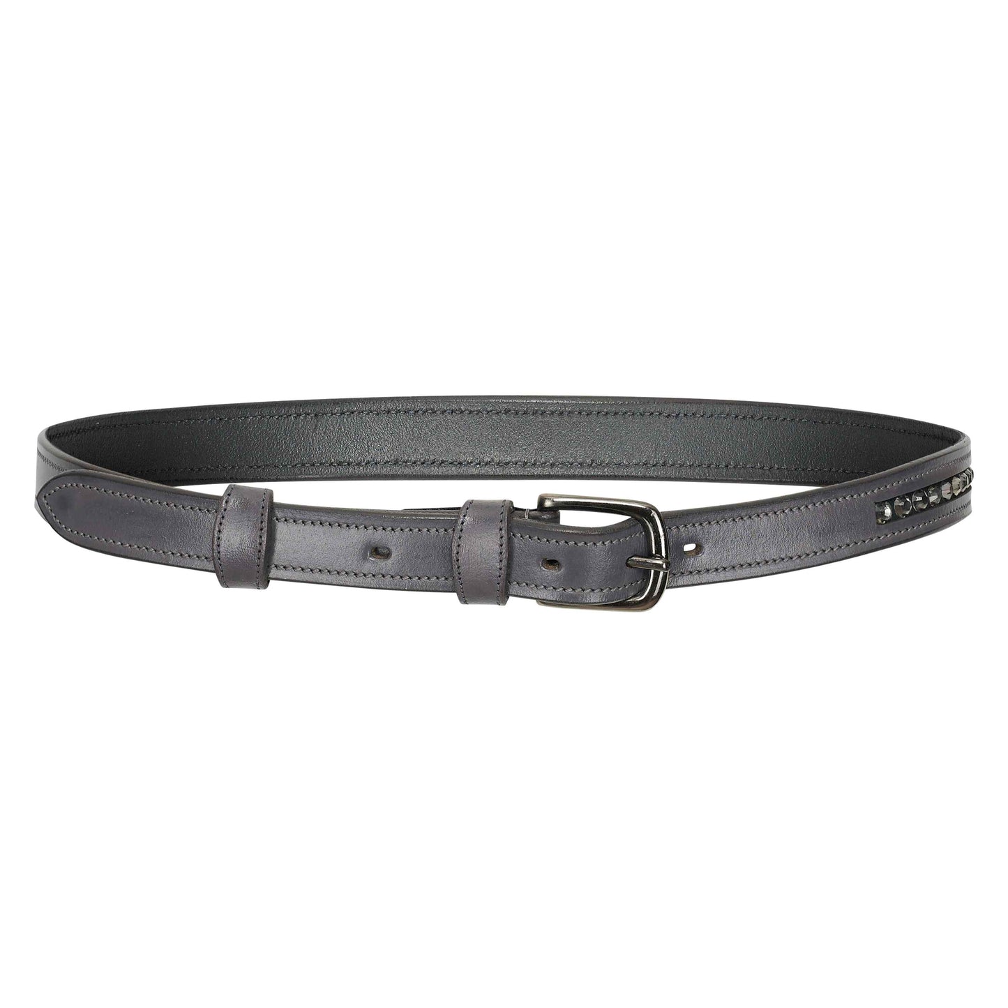Belt Olania Sparkle, smalt läderbälte, flera färger