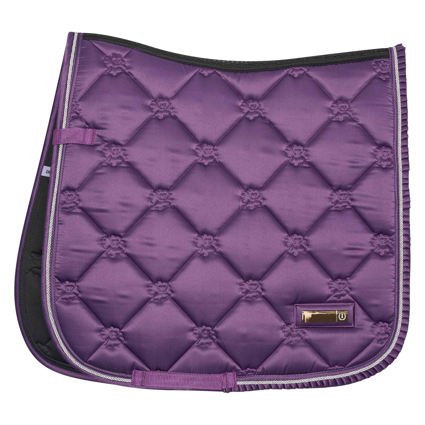 Saddlepad Lovely DR, dressyrschabrak med quiltat mönster, flera färger