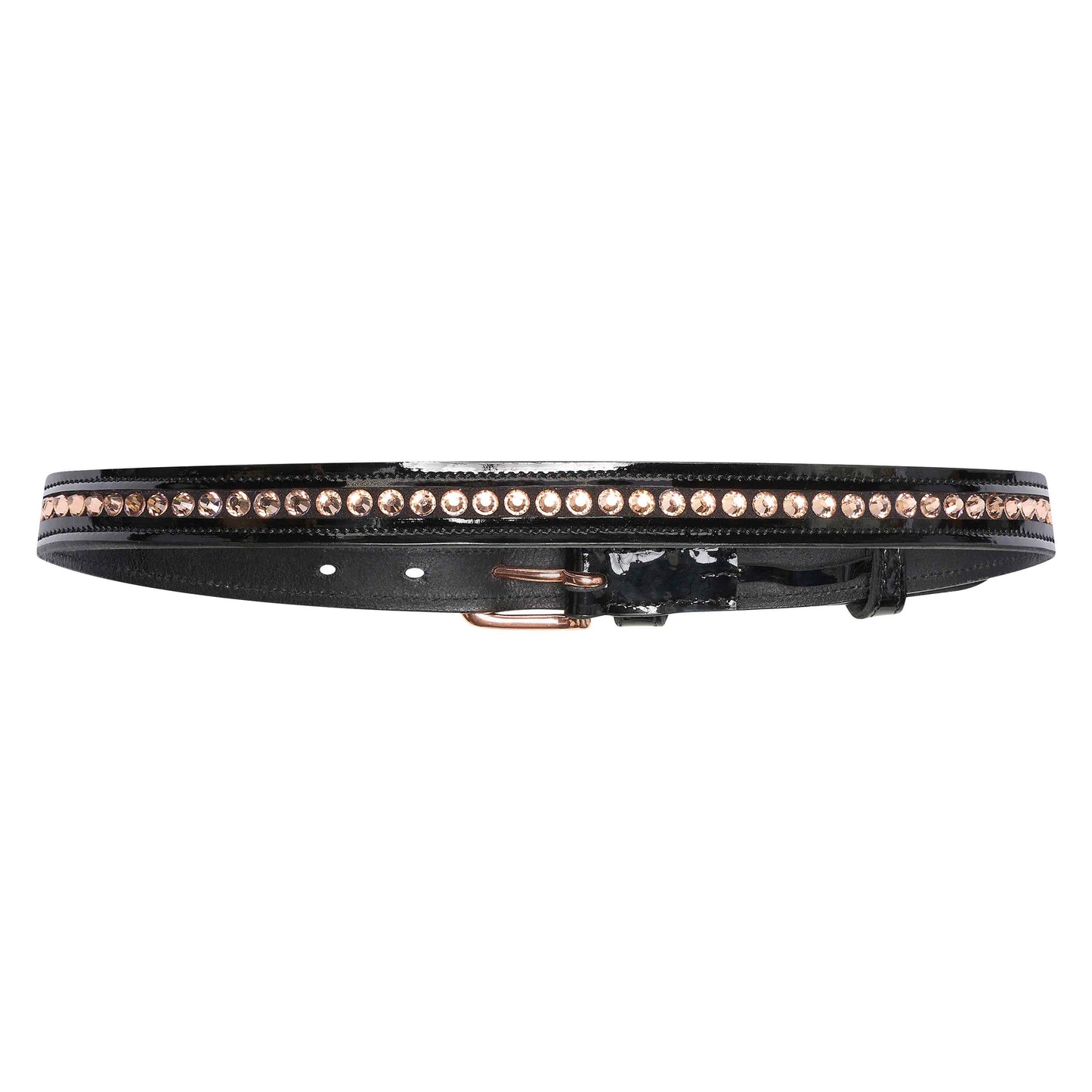 Belt Olania Sparkle, smalt läderbälte, flera färger