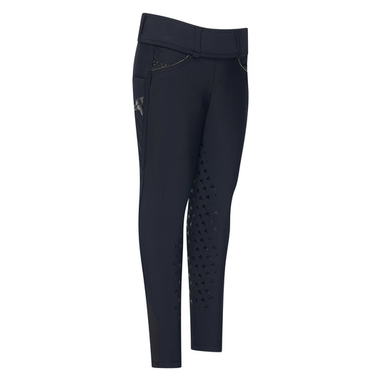 Kids Maxima Fullgrip, helskodda ridtights med hög midja junior