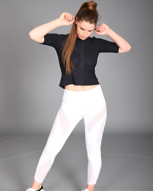 Riding Tights Flying Figure FullGrip, helskodda vita ridtights