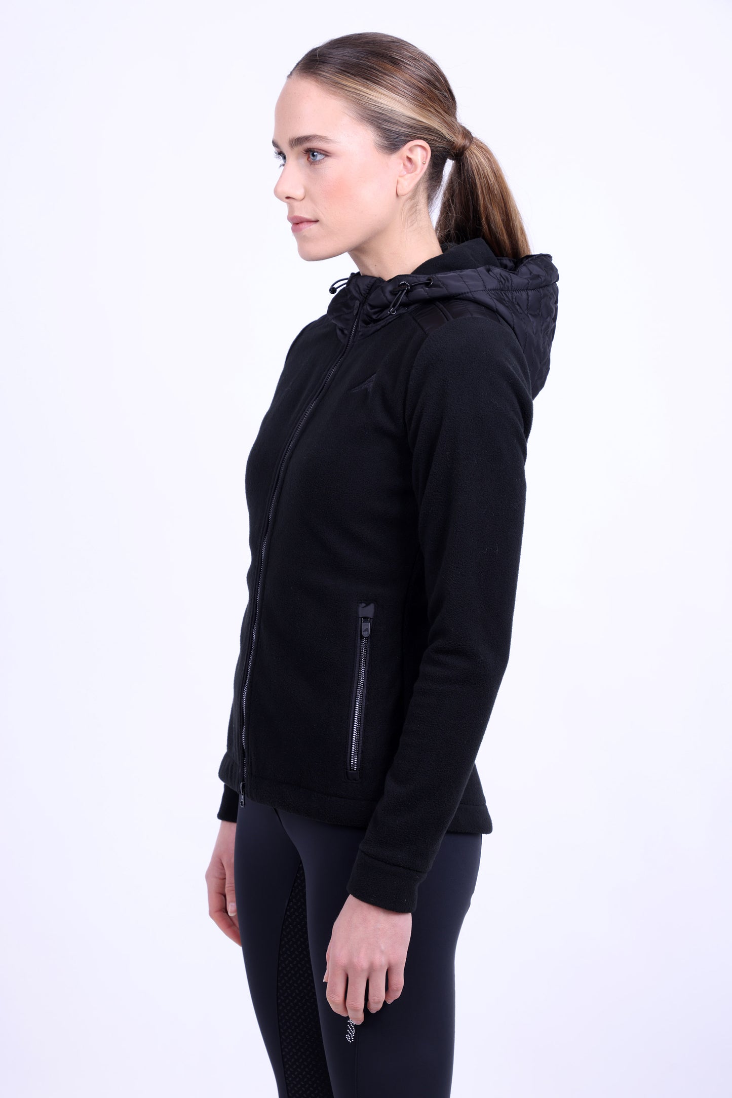 Fleece Jacket Alina, skön fleecejacka med luva