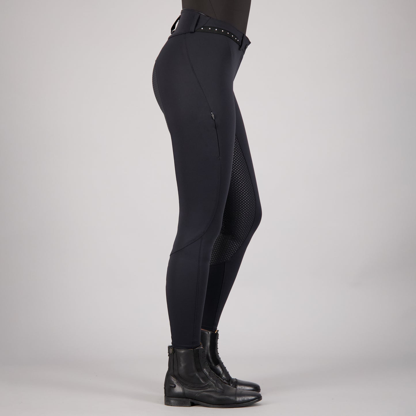 Equitation Queen Diamond FullGrip, helskodda ridbyxor med strass, flera färger