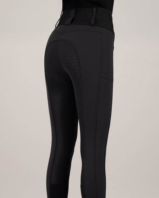 Athletic Leanline FullGrip, varm ridbyxa hög midja