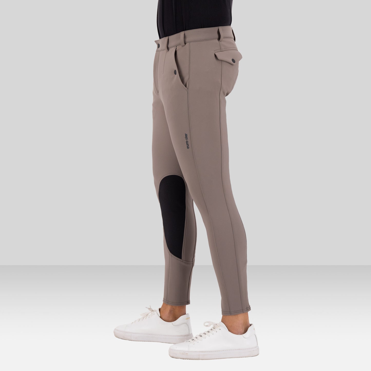 Euro-Star Gabriel Thermaline GripConnect Knee, varm knäskodd ridbyxa herr