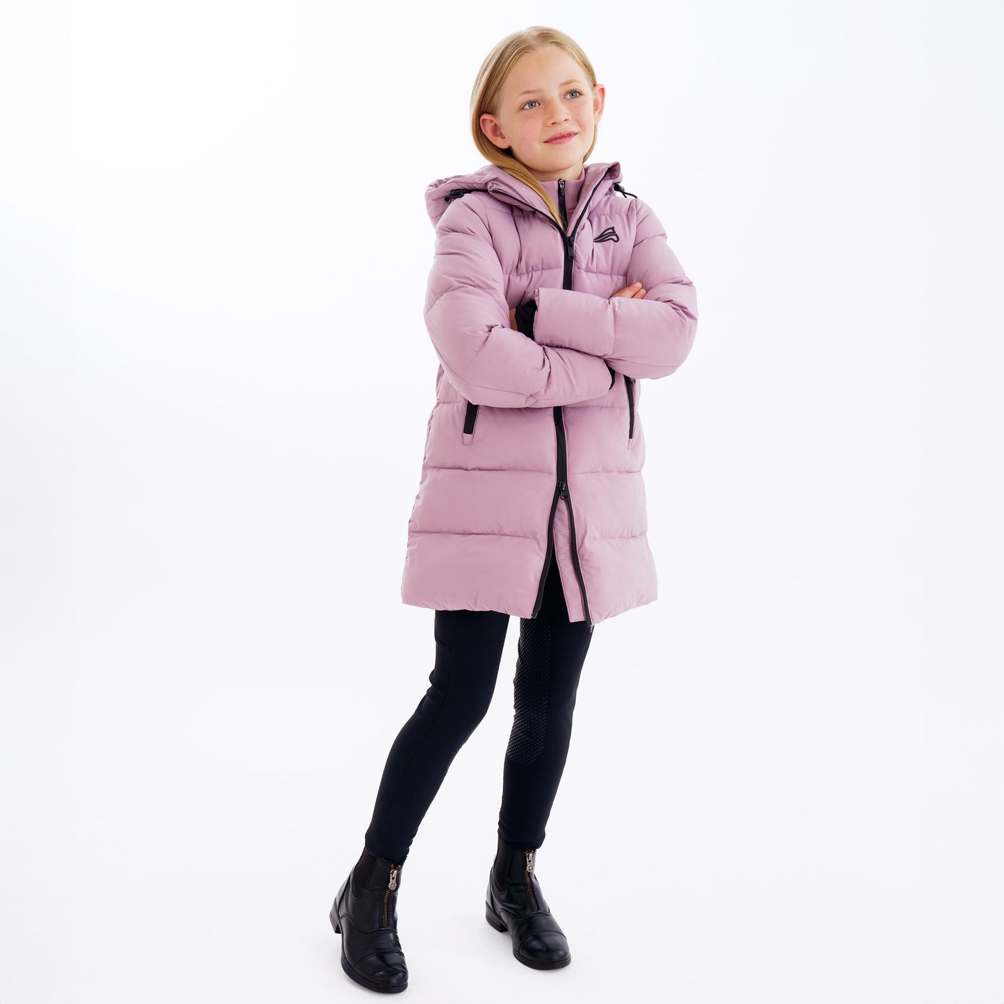 Kids Jacket Carbo, varm ridkappa junior, flera färger