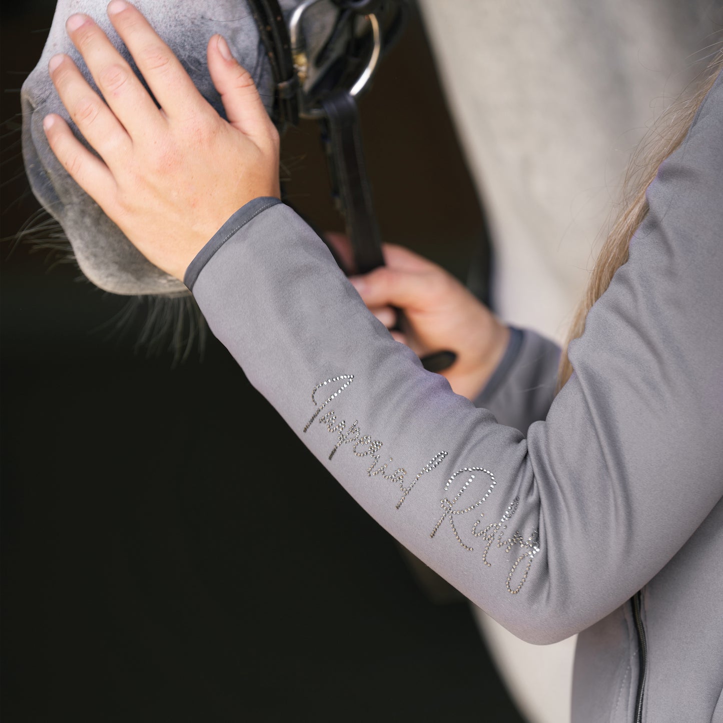 Imperial Riding Cardigan Sporty Sparkle, ridtröja i funktionsmaterial