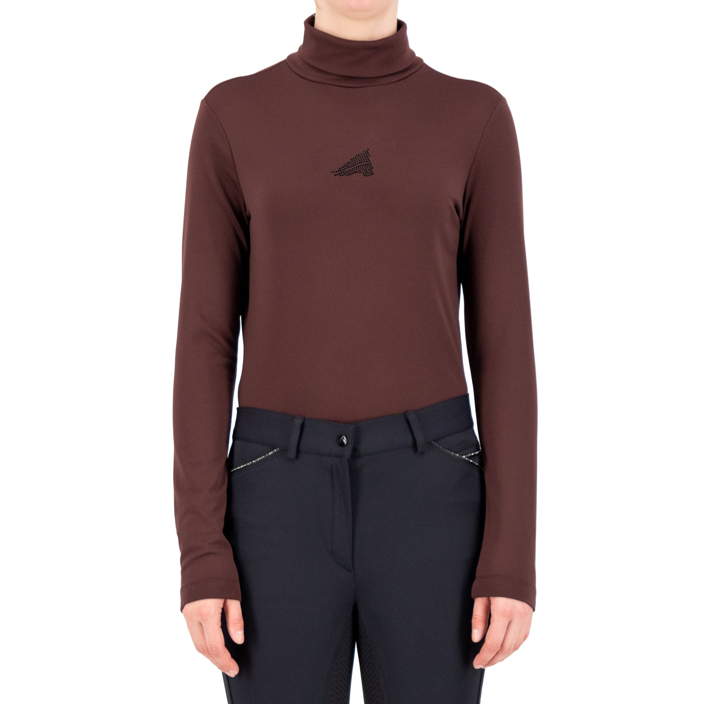 Rollneck Sofia, långärmad ridpolo, flera färger