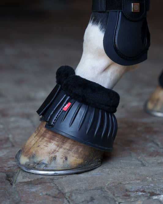 Bellboots Bells Fur, klassiska boots med fuskpäls