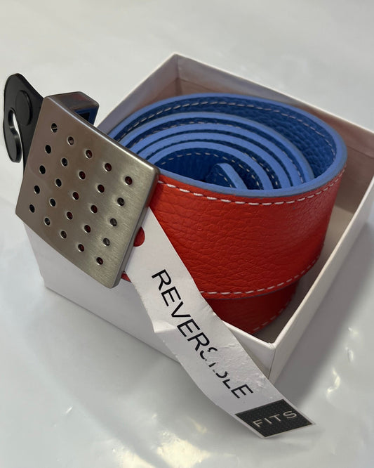 Reversible Leather Belt, vändbart läderbälte