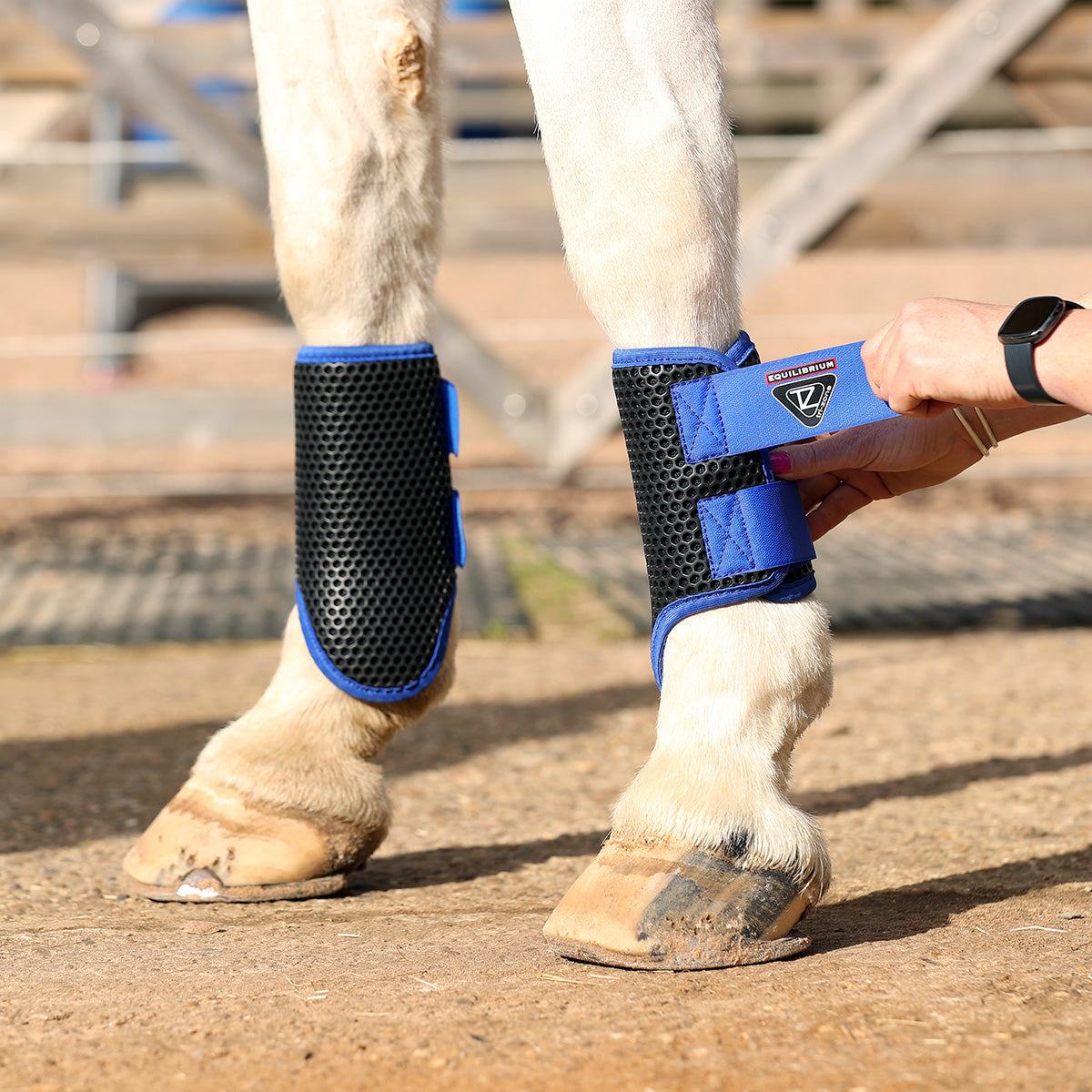 Equilibrium Tri-Zone Brushing Boots, perforerade lättvikts strykkappor