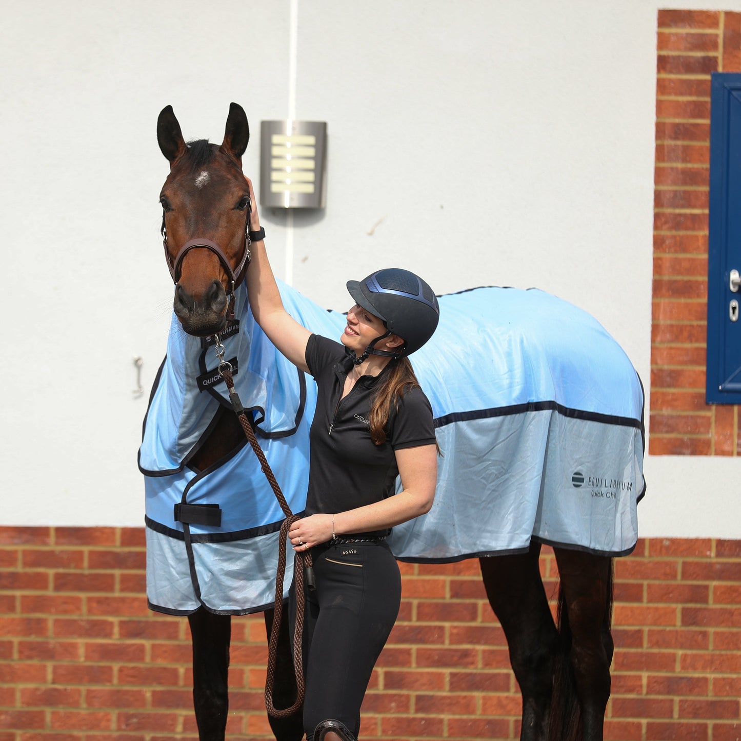 Quick Chill Rug with neck, kyltäcke som svalkar din häst!