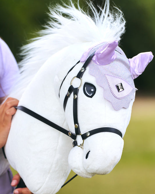 Hobby Horse Flyveil Free Spirit, luva med öron käpphäst
