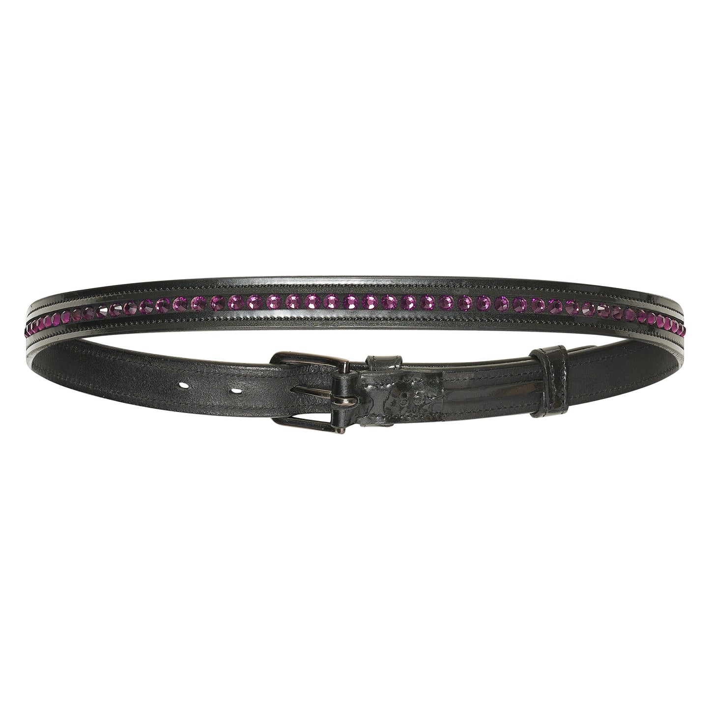 Belt Olania Sparkle, smalt läderbälte, flera färger