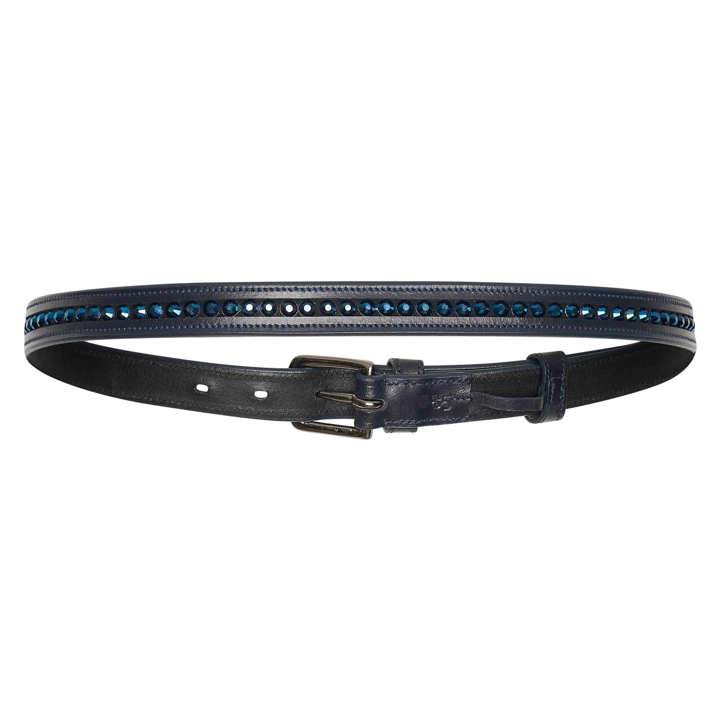Belt Olania Sparkle, smalt läderbälte, flera färger