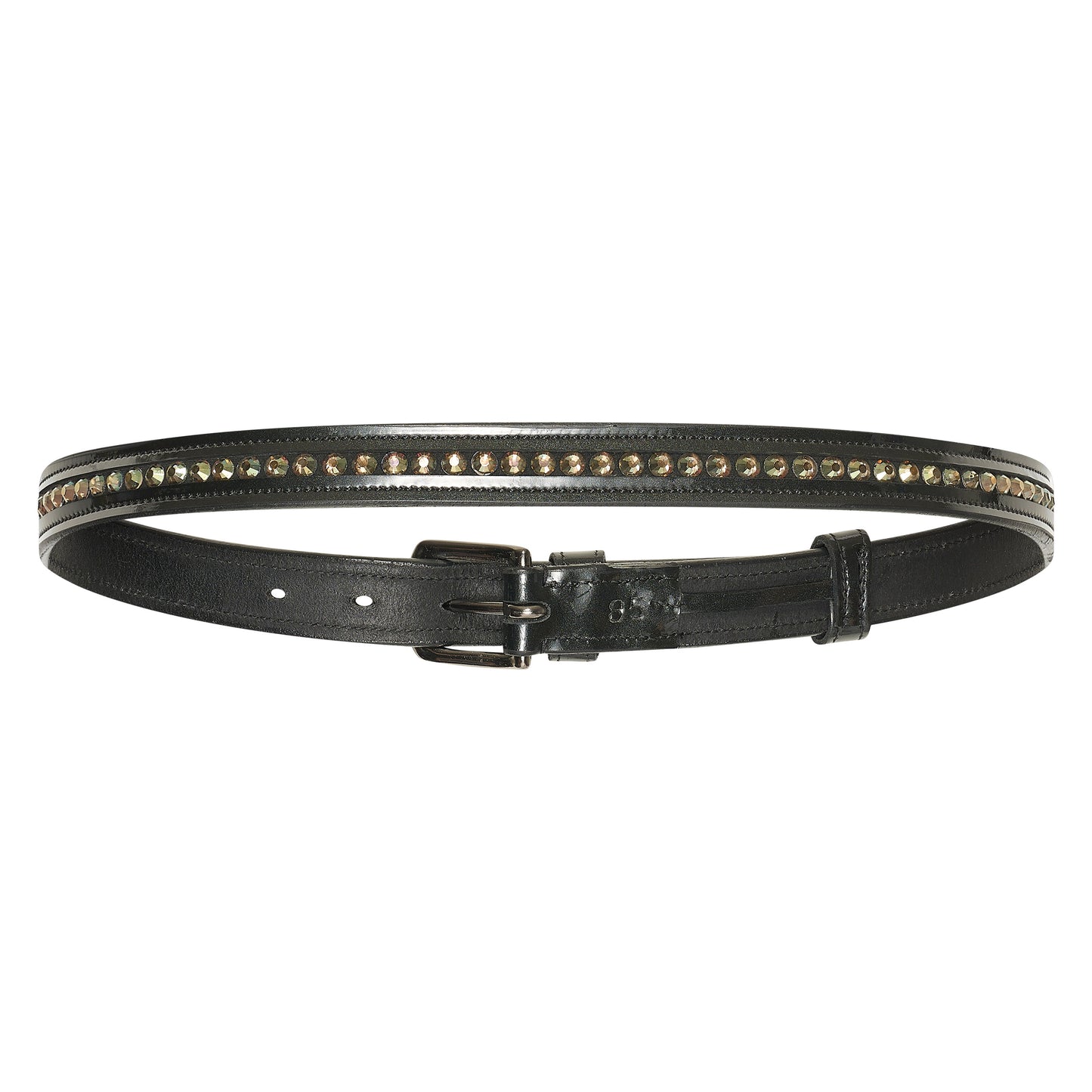 Belt Olania Sparkle, smalt läderbälte, flera färger