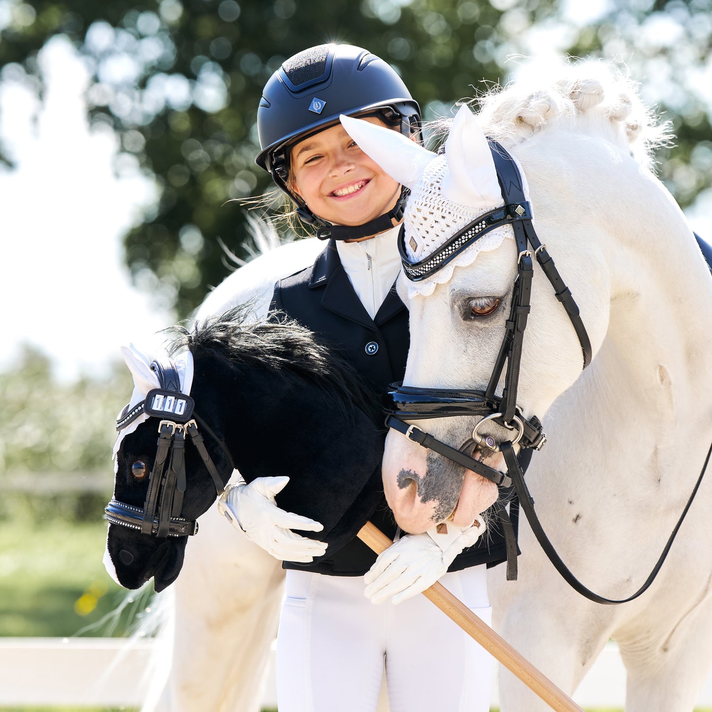 Hobby Horse Grand Prix, käpphäst med naturtrogen tjock man, flera färger