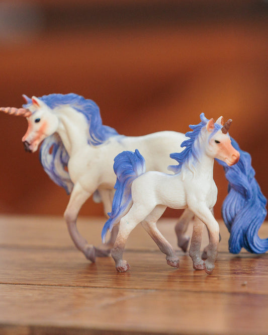 Toy Unicorn Set Magic, leksakshästar enhörning