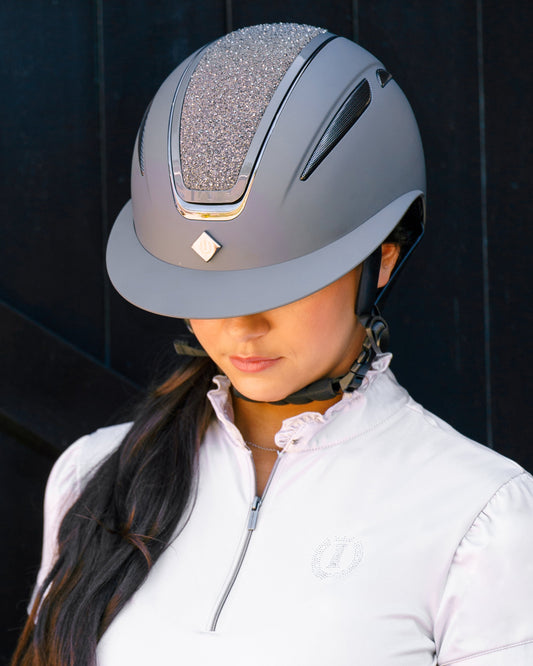 Olania Deluxe Big Visor, ridhjälm bred skärm