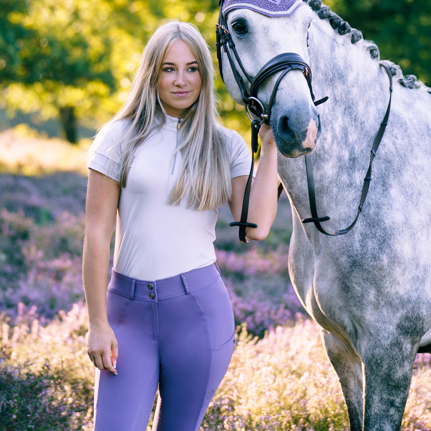 Riding Breeches Bliss FullGrip, helskodda ridbyxor med hög midja, flera färger