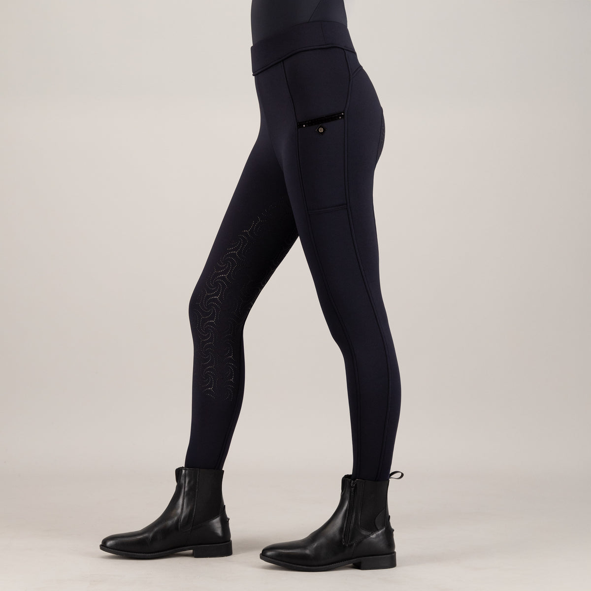 Riding Tights Teddy FullGrip, helskodda vinterridtights