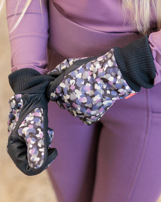 Kids Gloves Hide & Shine, vinterridhandskar junior