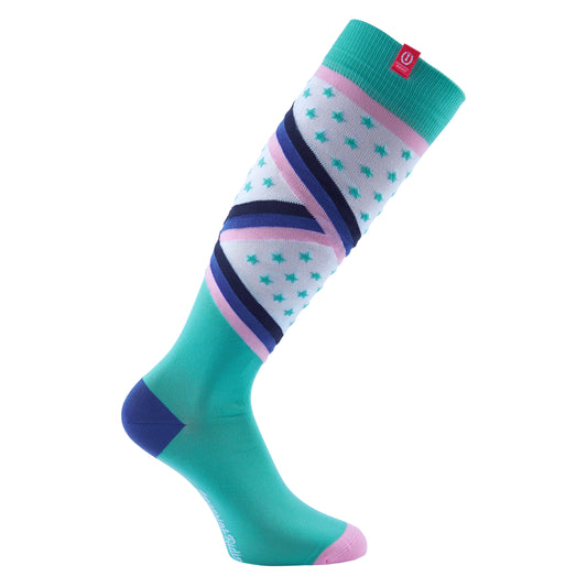 Socks Stars & Stripes, ridsockar med fint mönster